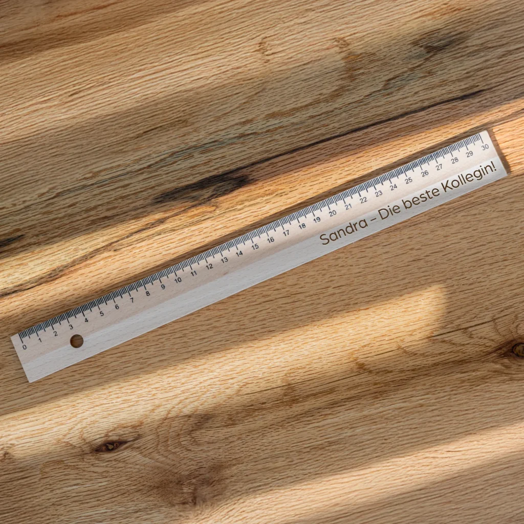 Lineale (30cm) mit Wunschname oder Wunschtext - Gesamtansicht