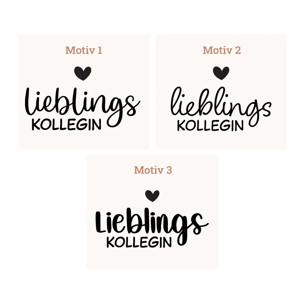 Personalisierte Tasse Lieblingskollegin - Motive
