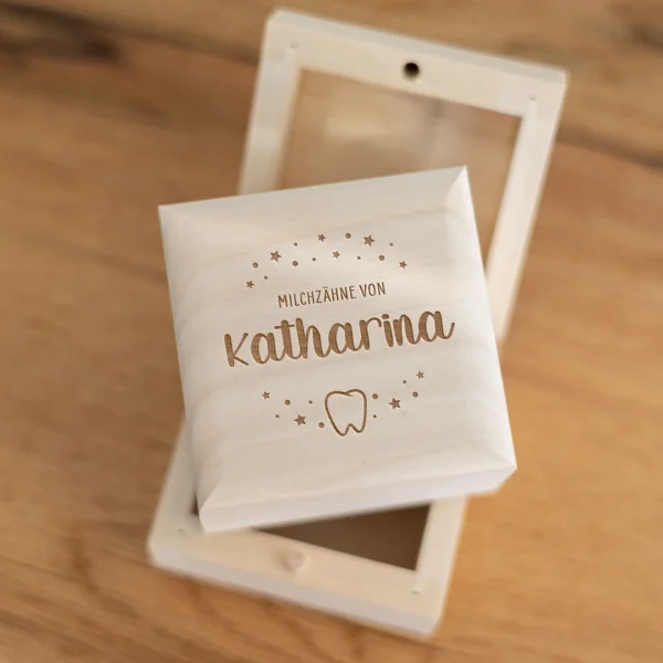 Personalisierte Zahndose (Klappdeckel) - Produktbild