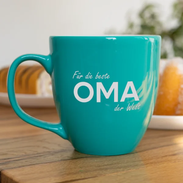 Personalisierbare Tasse - Für die beste Oma der Welt - Produktbild