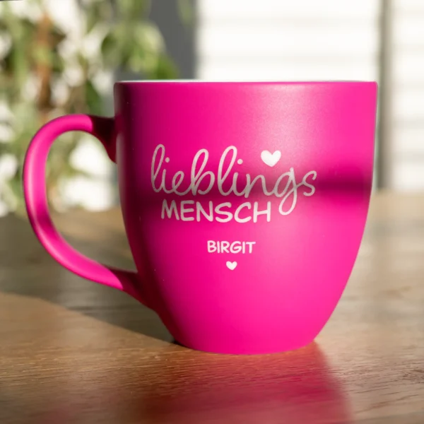 Personalisierte Tasse "Lieblingsmensch" - Produktbild
