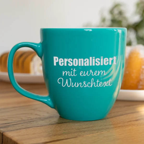 Personalisierte Tasse mit Wunschtext - Produktbild