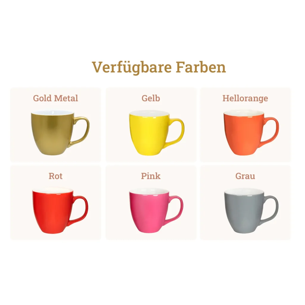 Personalisierte Tasse "Lieblingsmensch" - Farben