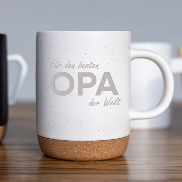 Personalisierbare Tasse "Für den besten Opa der Welt" - Produktbild